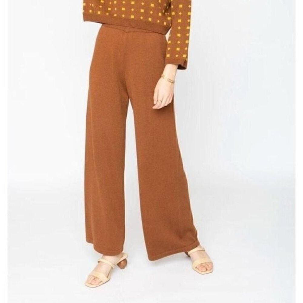 Callahan Knitwear Dani pant In Root Beer Size XS